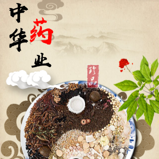 中医药批发零售企业通用模板复古医药中药馆复古风