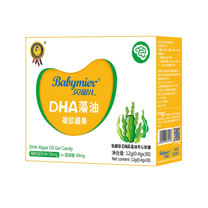 贝蜜儿DHA藻油凝胶糖果（软胶囊）