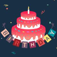 祝生日快樂(lè)，隨心如愿！
