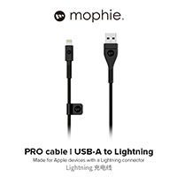 mophie PRO cable  USB-A to Lig